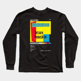 Melodies Album Cover - Tatsuro Yamashita | City Pop | 70s 80s 90s | Track List | Long Sleeve T-Shirt